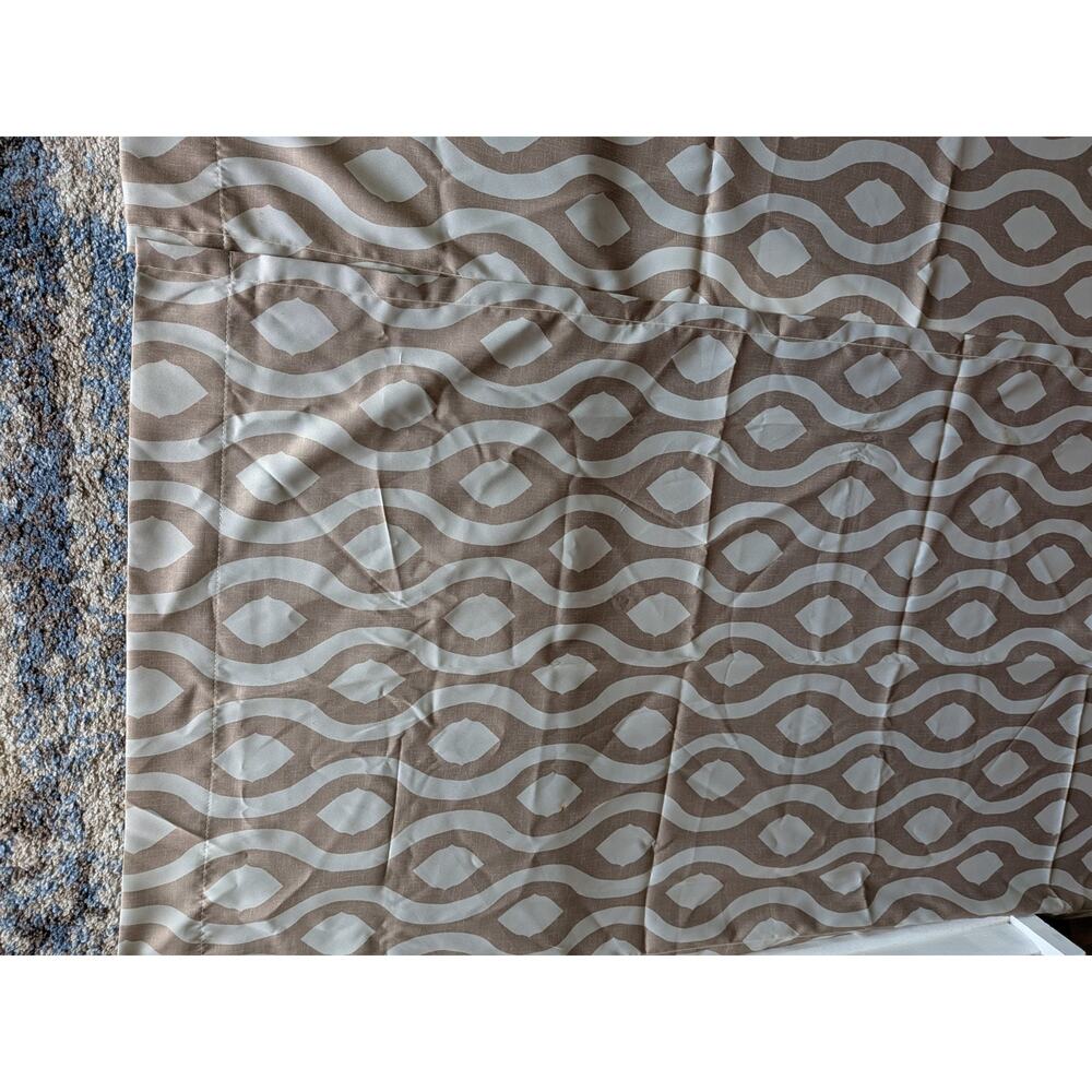 Mainstays 84" Curve Trellis Heavyweight Window Curtain Panel, 3 Panels